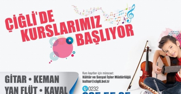 İzmir Çiğli'de yeni yılın ilk kursları başlıyor 