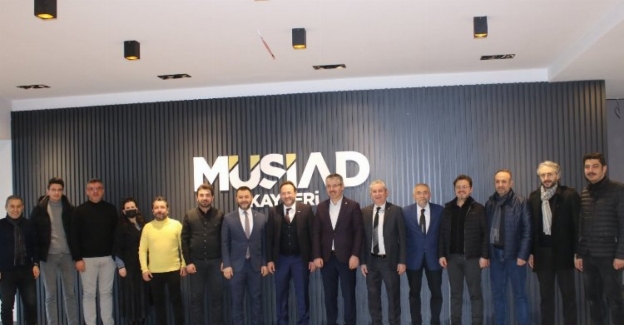 Kayseri'de AK Parti'den MÜSİAD'a nezaket ziyareti