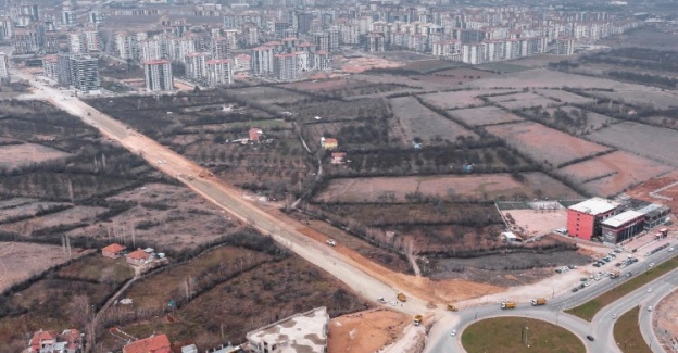 Malatya'da yapılan 35 metrelik yol incelendi 