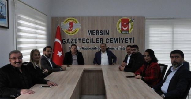 Mersin'de 'Gelecek'ten gazetecilere ziyaret