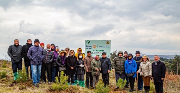 Bursa Yıldırım Bayezid Rotary'den 'Barış Ormanı'