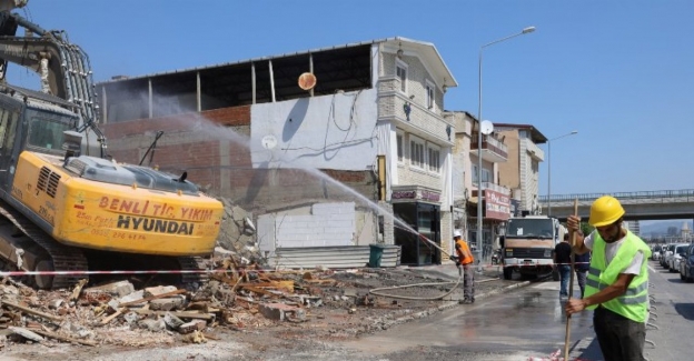 Bursa Beşyol'da yıkımlara devam