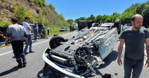 Düzce’de trafik kazası: 2 yaralı