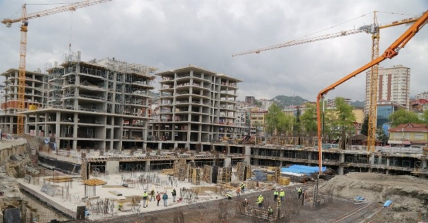 Rize'de Belediye Blokları ve Taşlıdere Kentsel Dönüşüm çalışmaları tamamlanıyor 