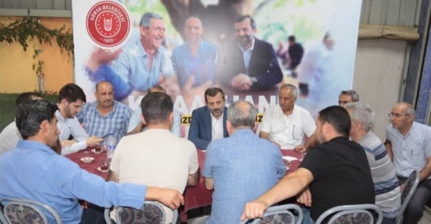 Bursa Gürsu'da Başkan Işık vatandaşları kıraathanelerde dinliyor