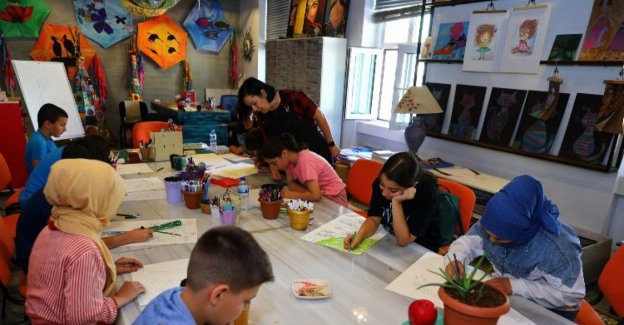 Gaziantep Sanat Akademisi’nde, çocuk sanat kursları başladı