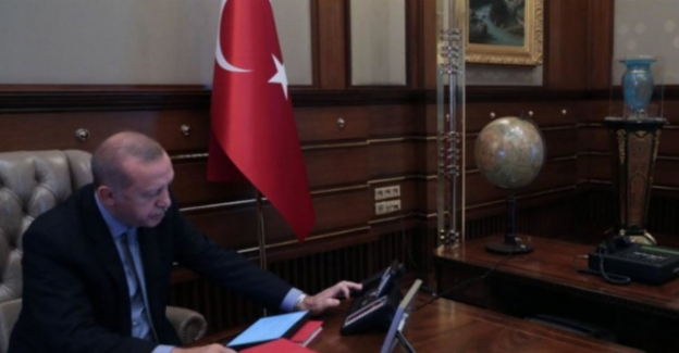 Cumhurbaşkanı Erdoğan Lapid'le görüştü