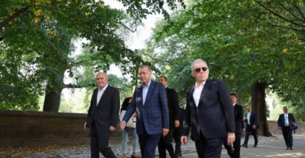 Cumhurbaşkanı Erdoğan, Central Park’ta 'huzur' turunda