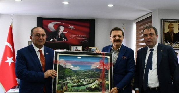 Hisarcıklıoğlu'ndan Başkan Elçin’e ziyaret