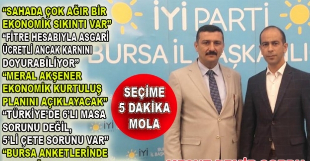 İyi Partili Başkan Selçuk Türkoğlu’ndan tartışılacak açıklamalar: "Türkiye’de 6’lı masa değil, 5’li çete sorunu var"