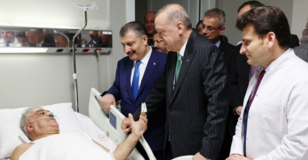 Cumhurbaşkanı Erdoğan'dan Binali Yıldırım'a ziyaret