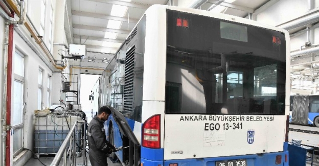 EGO otobüsleri kışa hazır