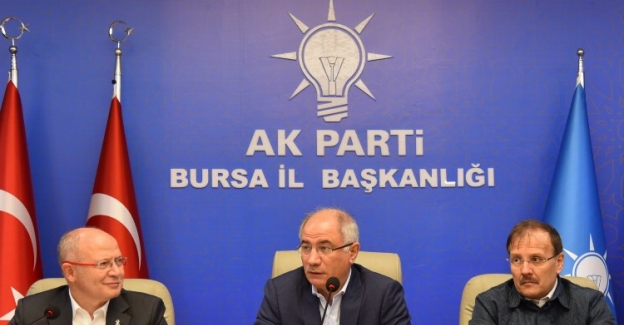 Cumhurbaşkanı Erdoğan'ın Bursa mitingi öncesi 'Ala' toplantı