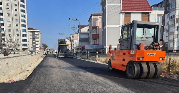 Fatsa’da altı sokak sıcak asfalt ile buluşuyor