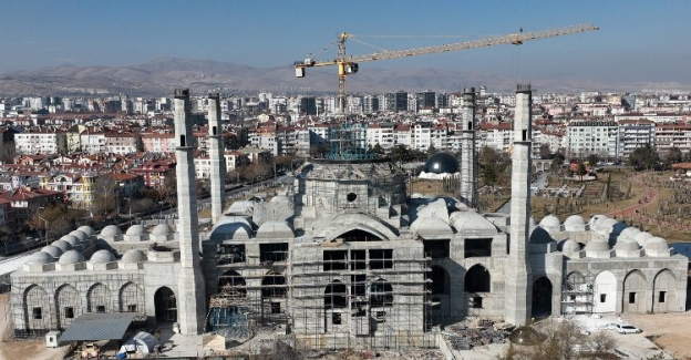 Konya'da 'Ulu Camii' inşaatı yükseliyor