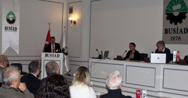 Prof. Dr. Örsan Öymen, BUSİAD'ın 'açık kapı'sına konuk oldu