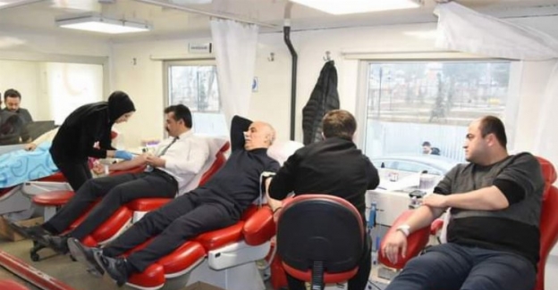 Bursa Yenişehir'de kan bağışına yoğun ilgi