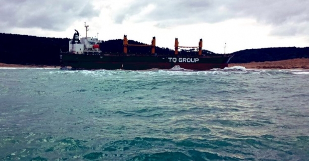 İstanbul Şile'de karaya oturan gemi yüzdürüldü
