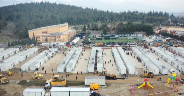Kayseri Büyükşehir'den Kahramanmaraş'a konteyner kent