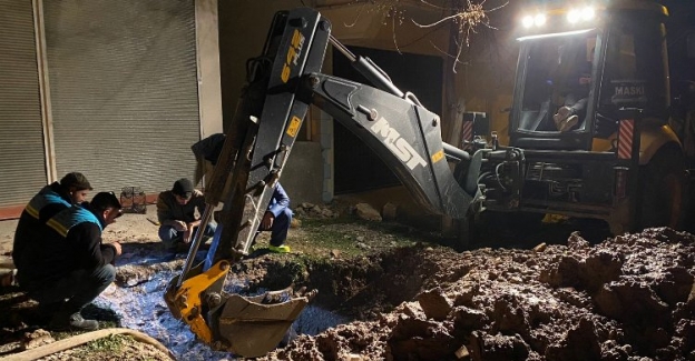 MASKİ, Kahramanmaraş’ta altyapı tamiratını gece-gündüz sürdürüyor