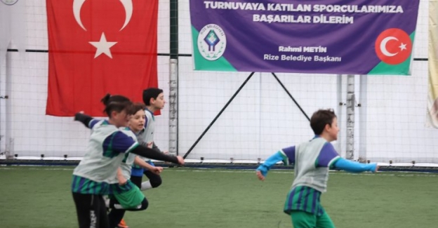 Rize'de 'Çocuk Futbol Turnuvası' başladı