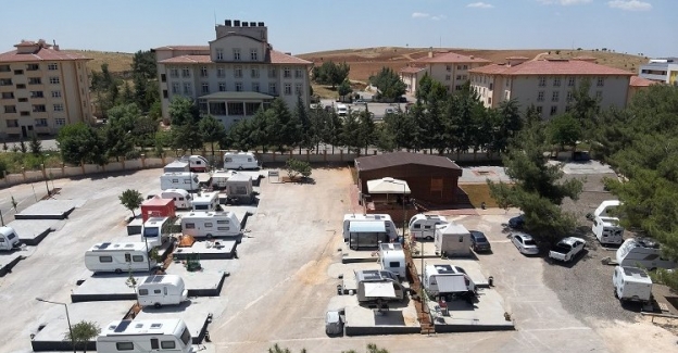 Gaziantep'te karavan konaklama alanı açıldı