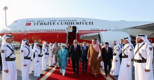 Cumhurbaşkanı Erdoğan Katar'da