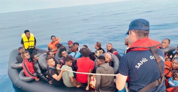 Aydın açıklarında 134 düzensiz göçmen kurtarıldı