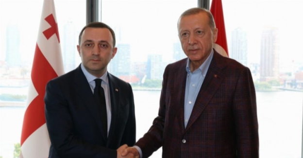 Gürcistan Başbakanı Garibaşvili'yi Türkevi'nde kabul etti