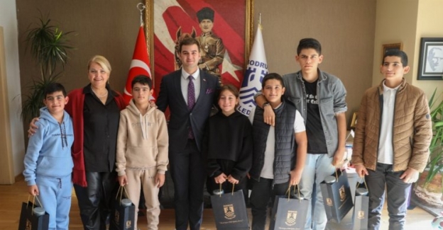 Bodrum Çocuk Meclisi'nden Başkan'a ziyaret