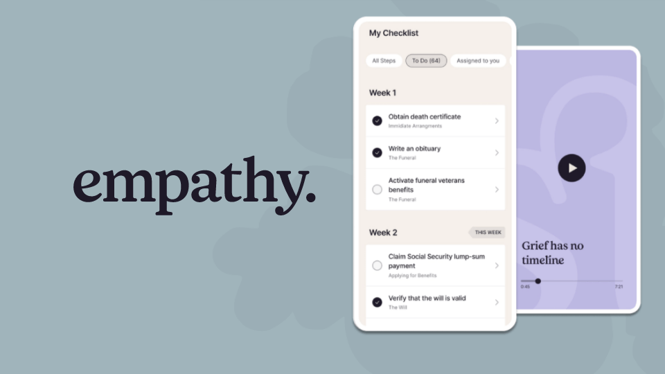 Empathy: Yas sürecinde destek sunan uygulama